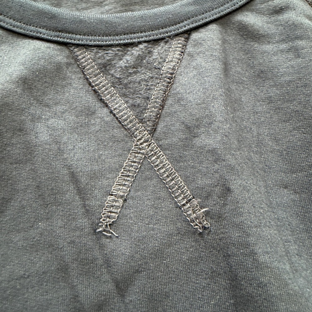 American Giant Crewneck Sweatshirt Womens XS Navy Blue Cozy Lounge Casual - Picture 4 of 8